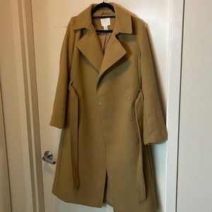 Tan winter coat